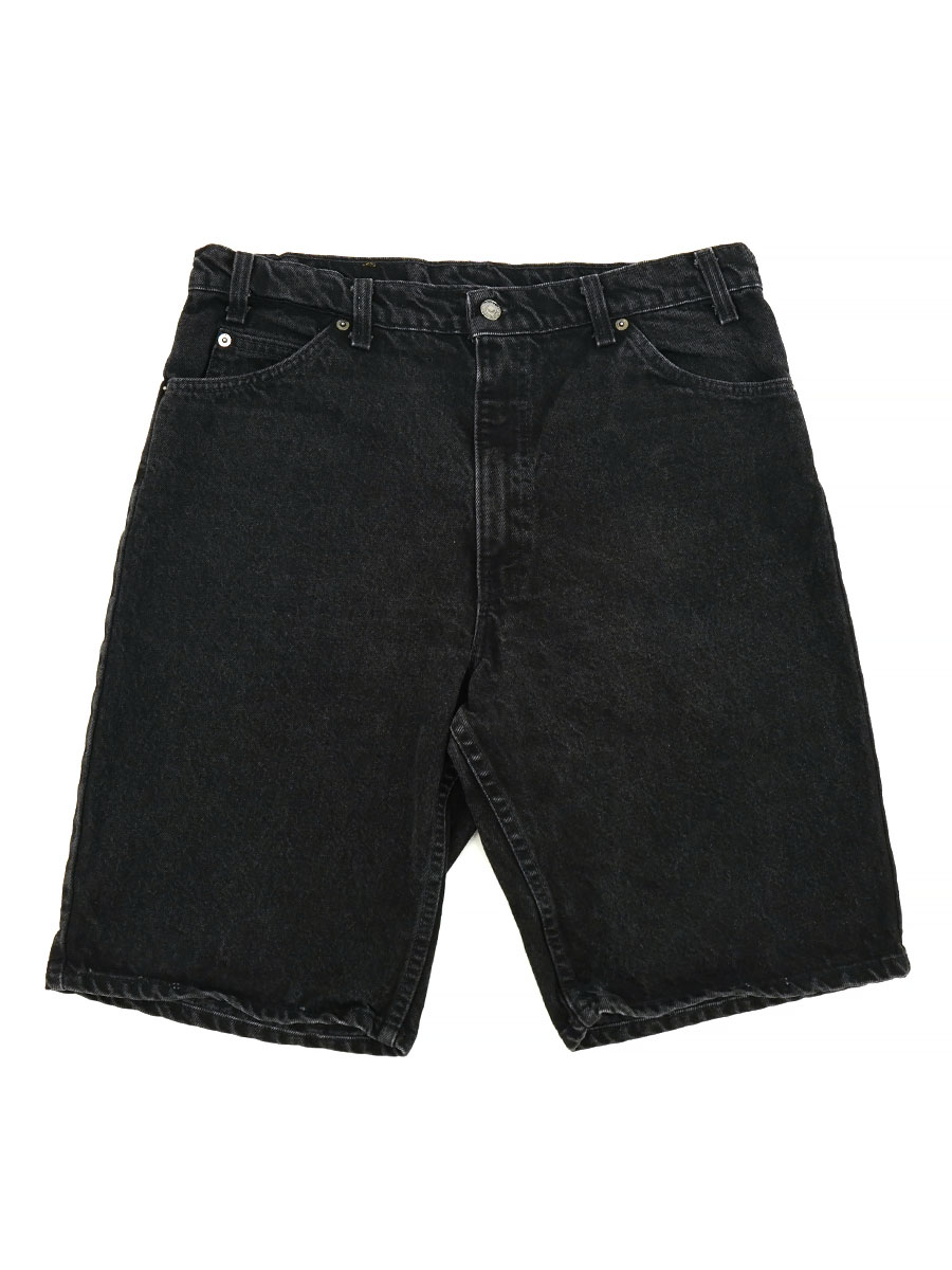 90'S LEVI'S 550 BLACK DENIM SHORTS (SIZE. W36 L00) MADE IN USA