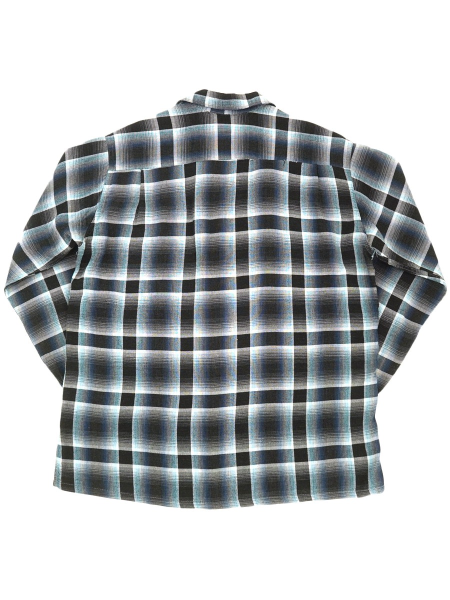 60's Westerfield 好配色オンブレーチェック ロングスリーブ レーヨン