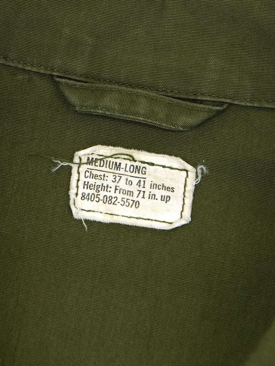 60'S U.S.ARMY U.S.ARMY FATIGUE JACKET 2ND (SIZE.MEDIUM-LONG)