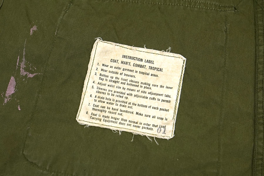 60'S U.S.ARMY U.S.ARMY FATIGUE JACKET 2ND (SIZE.MEDIUM-LONG)
