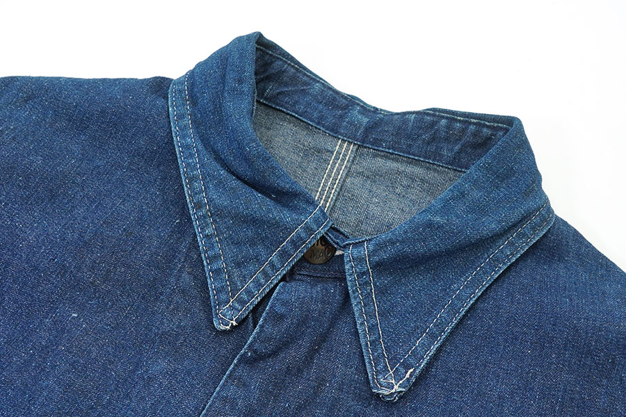 50's BIG MAC ダブル襟 デニムカバーオール 濃紺 実寸(46位) | すべて