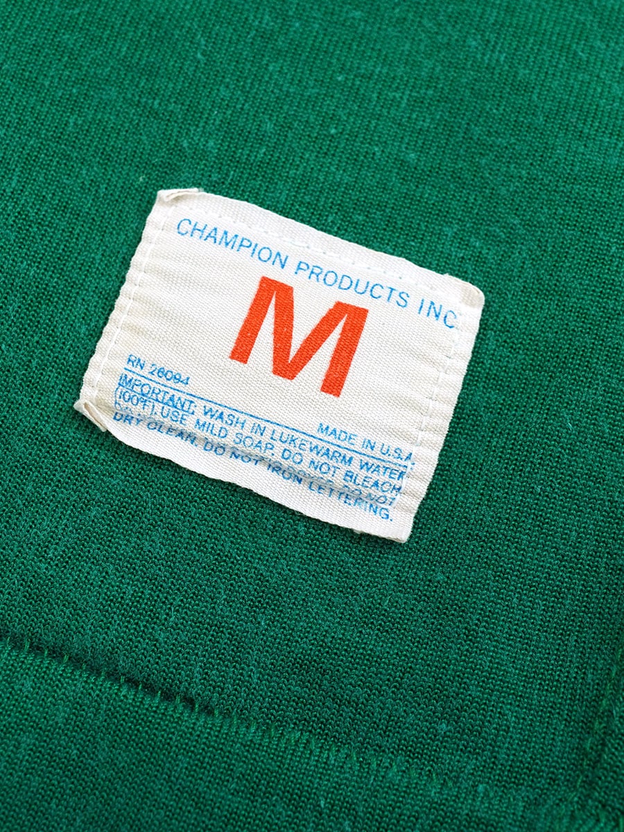 70's チャンピオン #26 両面プリント ナイロンフットボールTシャツ