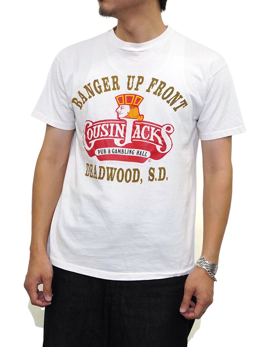 80's Hanes ''COUSIN JACKS'' 両面プリント 100%コットン Tシャツ