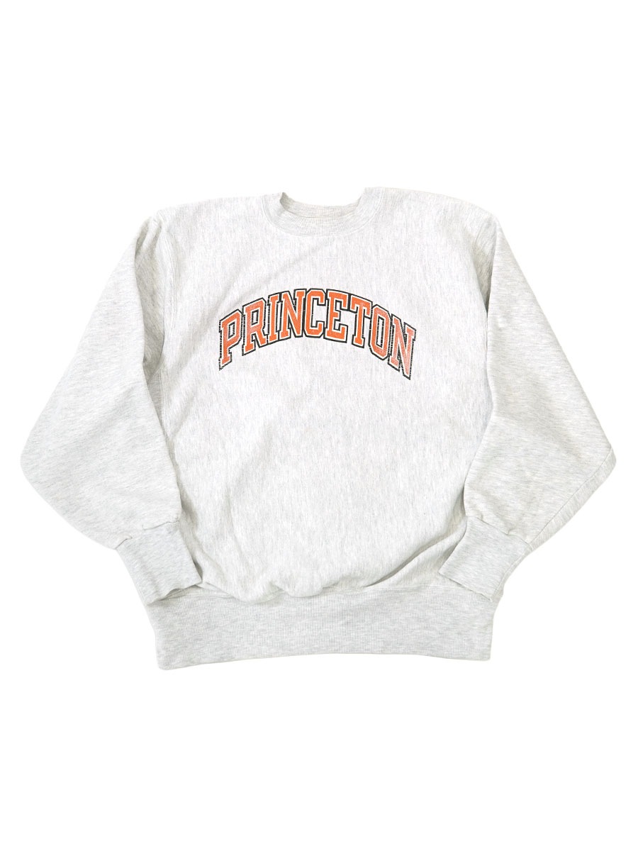 90's RUGGED SWEATS ''PRINCETON'' 両面プリント クルーネック