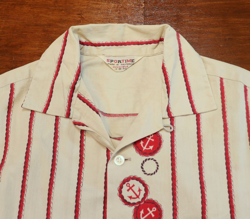 1950s S/S COTTON SH , Size M
