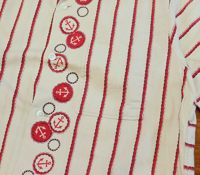 1950s S/S COTTON SH , Size M