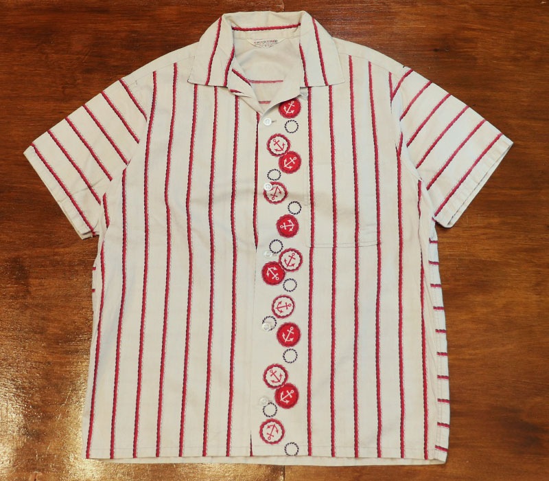 1950s S/S COTTON SH , Size M