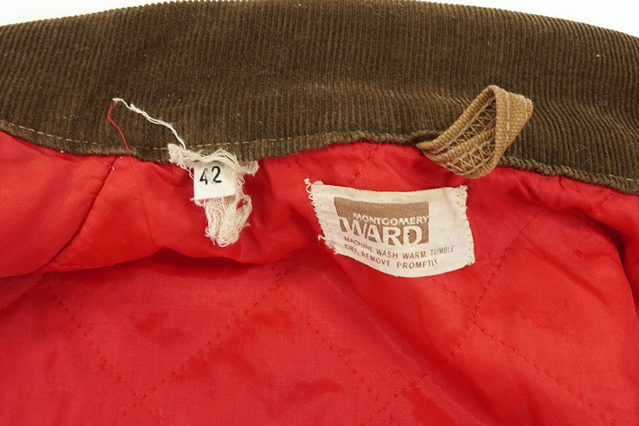 70's MONTGOMERY WARD 4ポケ ダック カバーオール ブラウン 表記(42 70's MONTGOMERY WARD 4ポケ ダック カバーオール ブラウン 表記(42