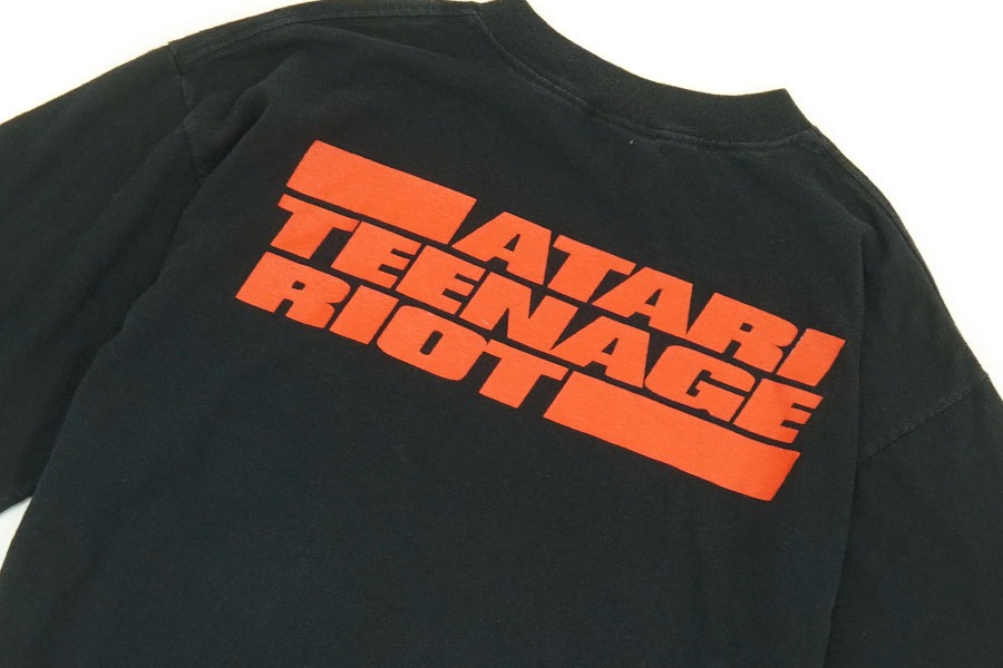 90's All Sport ATARI TEENAGE RIOT Tシャツ ブラック 表記(XL) USA製