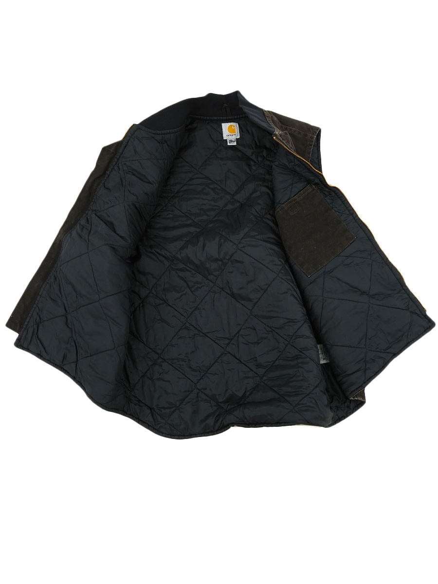 メキシコ製 カーハート ダックベスト ダークブラウン 表記(XL TALL