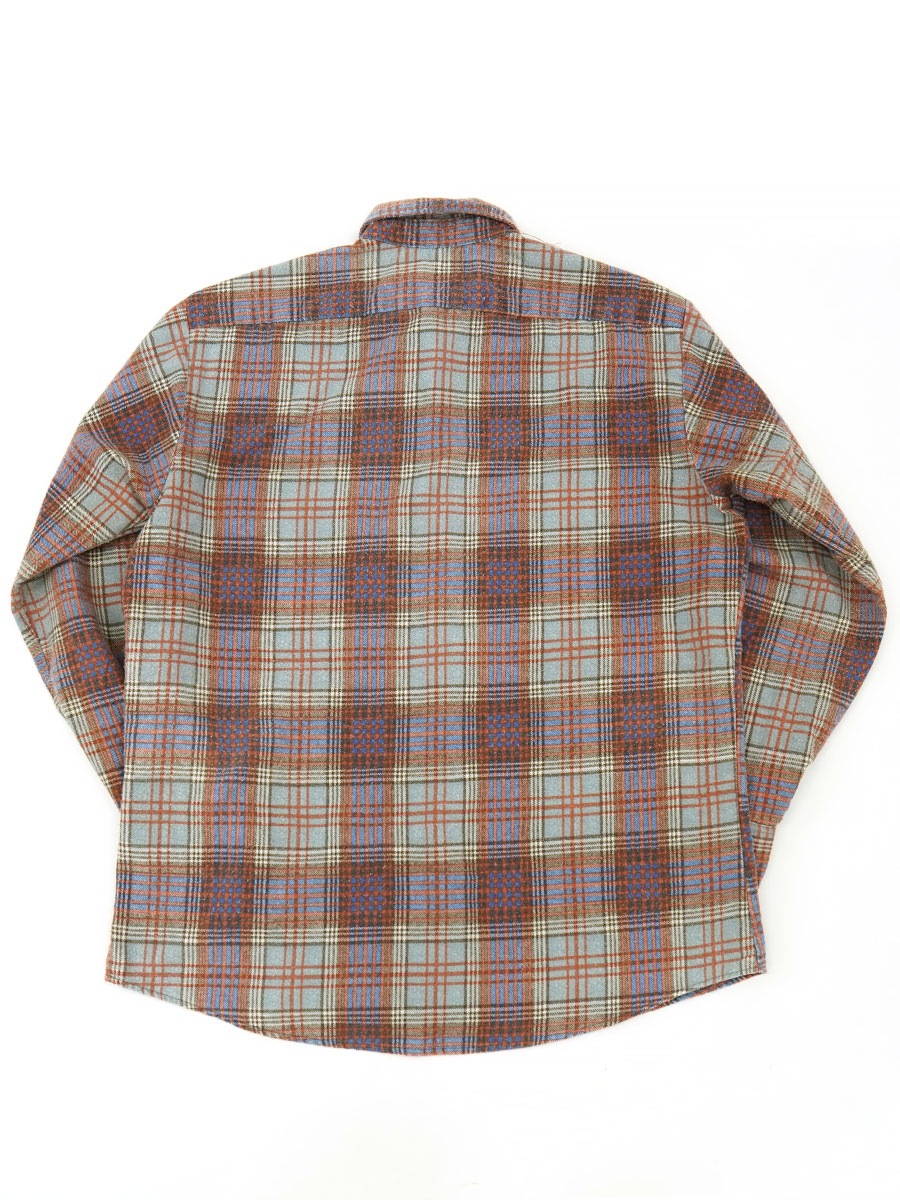 SEARS Field Master 70s ビンテージ オンブレ シャツ 70'S SEARS FIELDMASTER PRINTED FLANNEL SHIRT (SIZE. MEDIUM) | NEW