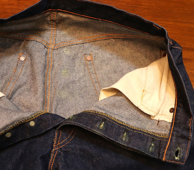 1950s LEVIS 501XX LEATHER 1SIDE , W34 L31