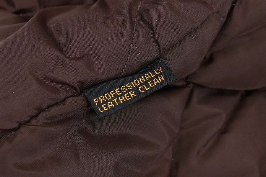 80's 黒タグ Eddie Bauer レザーダウンベスト ブラウン 表記(L) | NEW