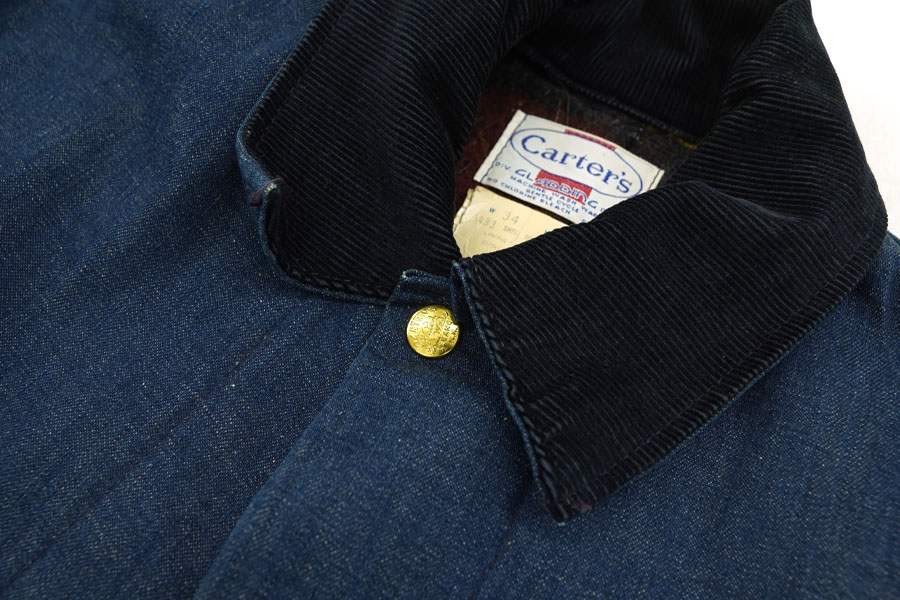 60's CARTER'S 襟コーズ 裏ブランケットライナー デニム
