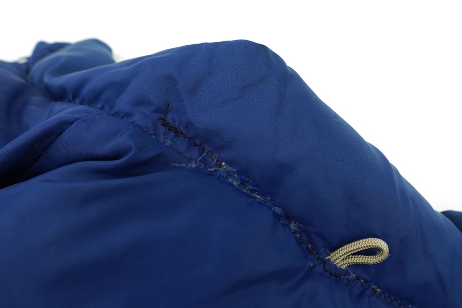 80's～ L.L.BEAN 2ポケ ダウンベスト ネイビーブルー 実寸(L位) ASIS