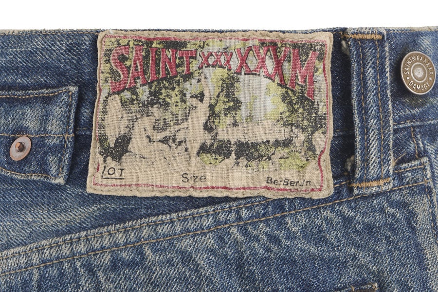 SAINT Mxxxxxx X BerBerJin BB_DENIM PNT/5PKTS DAMAGE