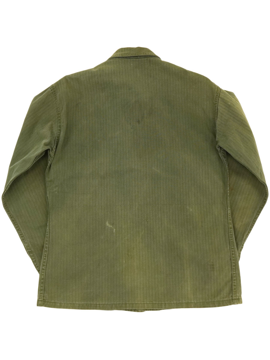 40's U.S.NAVY N-3 ヘリンボーンツイルジャケット 月桂樹ボタン 実寸