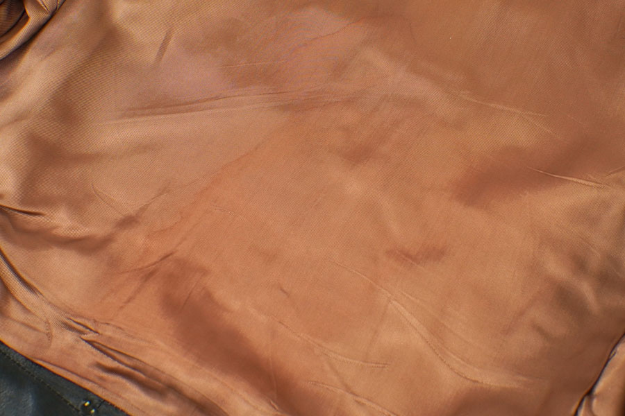 1950's Appalachian Two-Tone Leather Jacket Black × White Size(44)