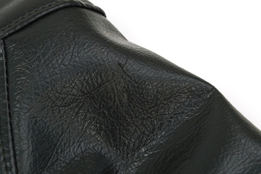 50'S SEARS FIELDMASTER VINYL LEATHER JACKET BLACK (SIZE.38) | NEW