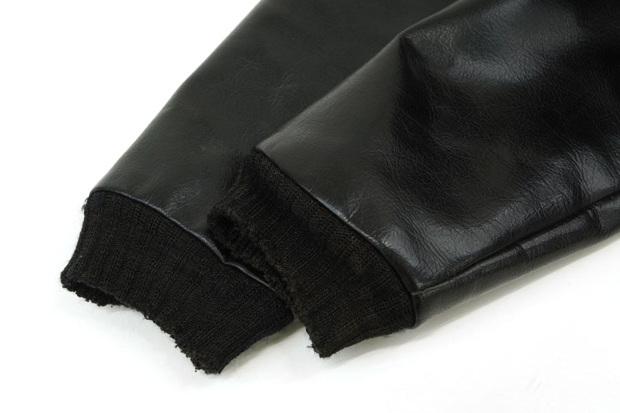50'S SEARS FIELDMASTER VINYL LEATHER JACKET BLACK (SIZE.38) | NEW