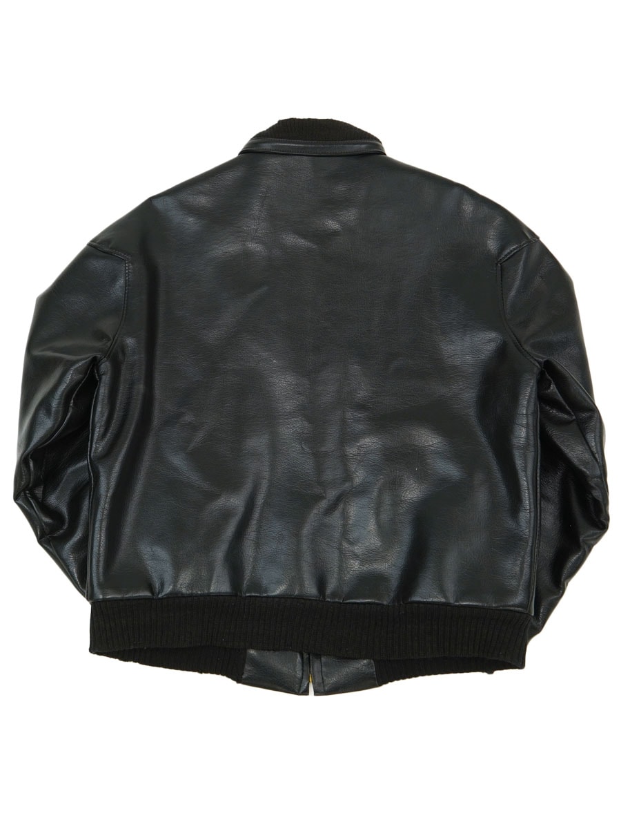 50'S SEARS FIELDMASTER VINYL LEATHER JACKET BLACK (SIZE.38) | NEW