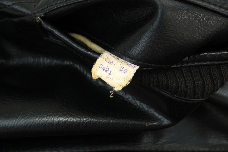 50'S SEARS FIELDMASTER VINYL LEATHER JACKET BLACK (SIZE.38) | NEW