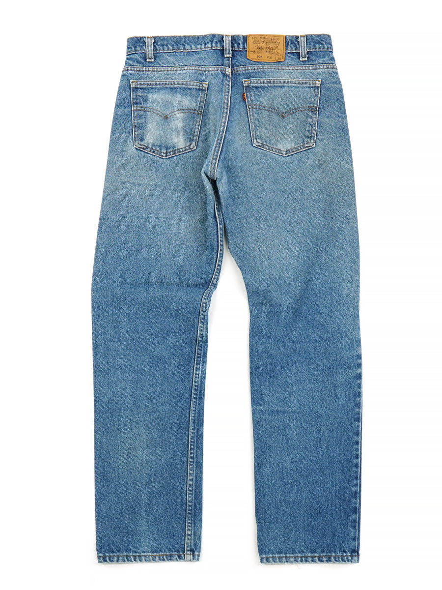 90's LEVI'S 505 デニムパンツ 薄ヒゲ落ち 表記(W33 L30) USA製 | SOLD