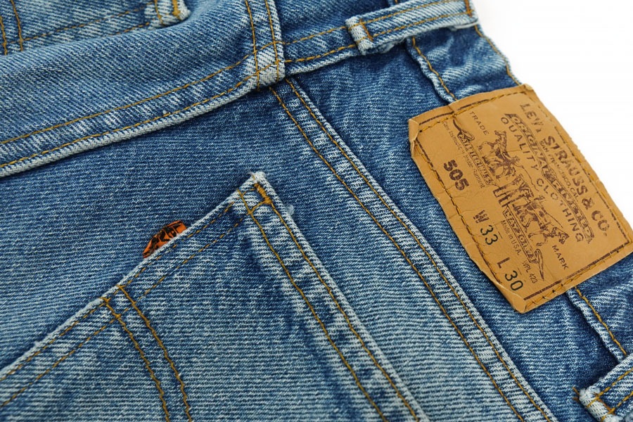 90's LEVI'S 505 デニムパンツ 薄ヒゲ落ち 表記(W33 L30) USA製 | SOLD