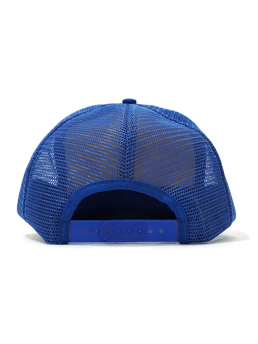 80's～ CAP TAL ''Chevron SPIROLITE'' メッシュキャップ ブルー 表記(OSFA)