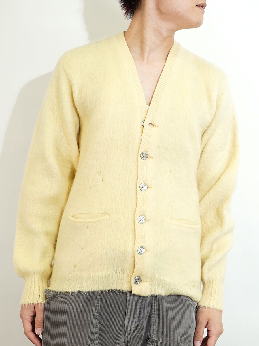 60s LOAD JEFF \"THE BAGGY SHAG\" モヘアカーディガン 60's THE BAGGY SHAG by LORD JEFF ウール×モヘア ニット