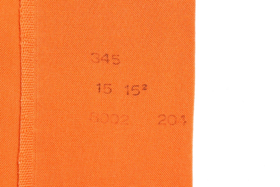 1950'S FAIRLINE ''DRAG NEWS'' CAR CLUB SHIRT ORANGE (SIZE.MEDIUM)
