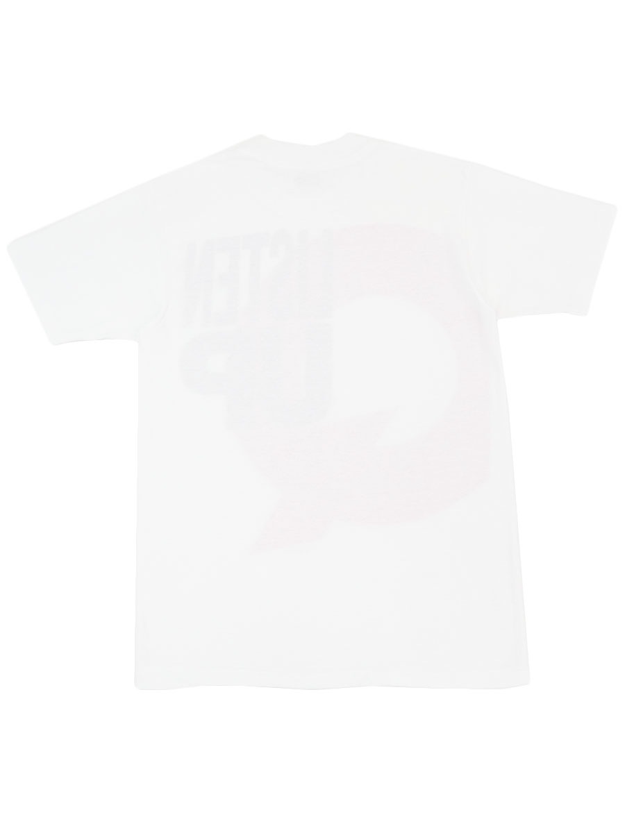 90'S HANES QUINCY JONES ''LISTEN UP'' T SHIRT WHITE (SIZE.MEDIUM) MADE IN USA