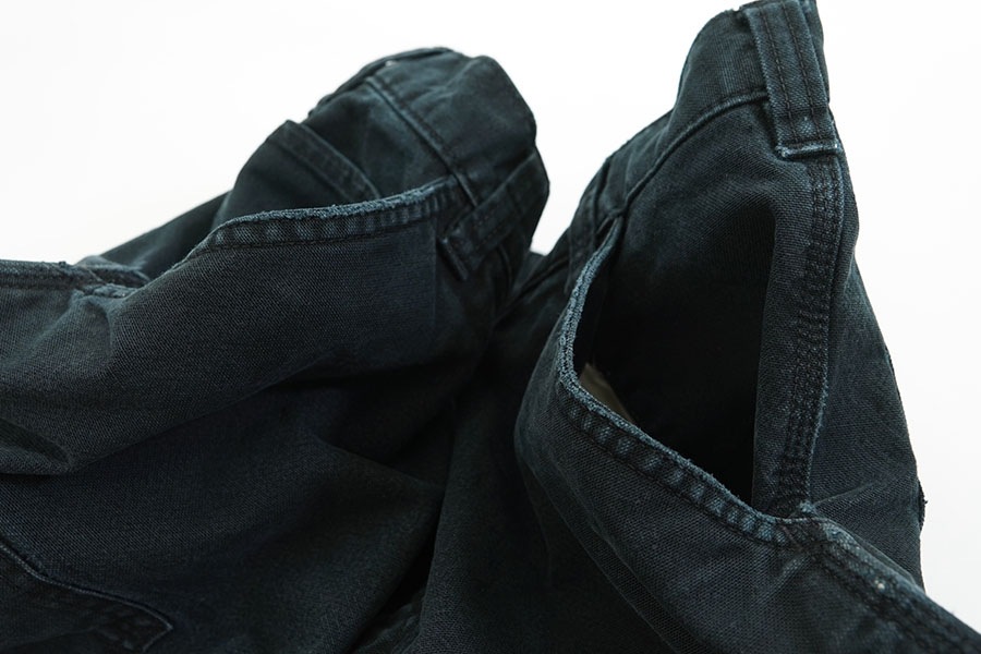 CARHARTT DOUBLE KNEE DUCK PAINTER PANTS BLACK (SIZE.W36 L32)