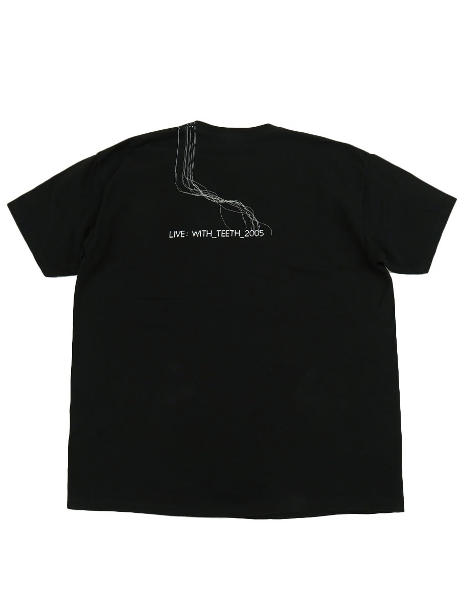 00's Nine inch nails ''Live With Teeth 2005'' 両面プリント Tシャツ