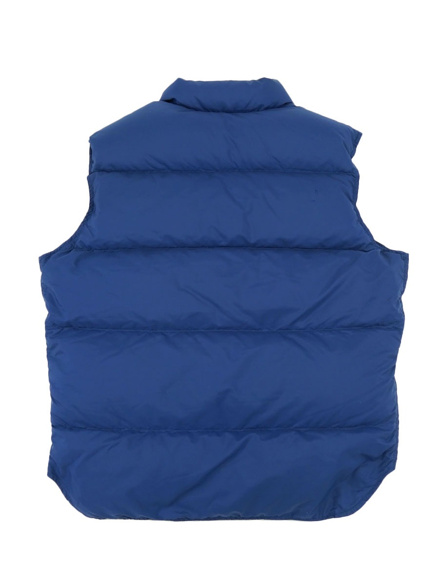 70's～ 筆記体タグ L.L.BEAN 2ポケ ダウンベスト ネイビーブルー 実寸