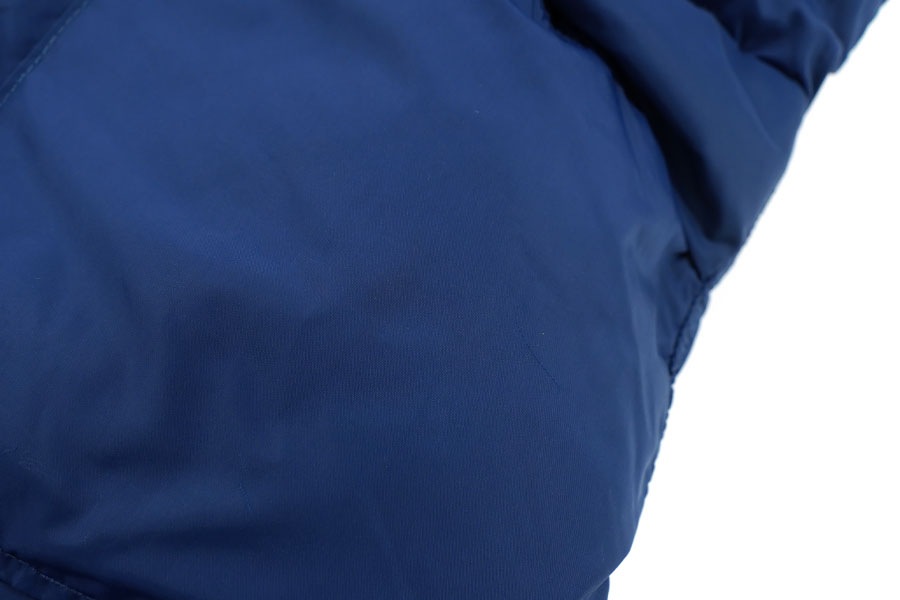 70's～ 筆記体タグ L.L.BEAN 2ポケ ダウンベスト ネイビーブルー 実寸(S位) 