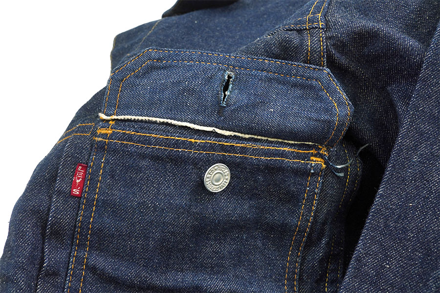 50's Levi's 507XX デニムジャケット 濃紺 表記(32) ノンウォッシュ