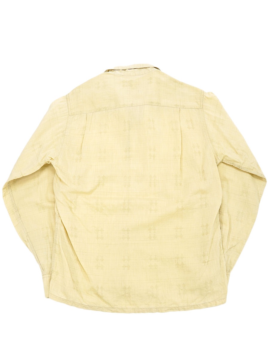 60'S TOP CRAFT LOOP COLLAR L/S COTTON×RAYON SHIRT (SIZE.SMALL