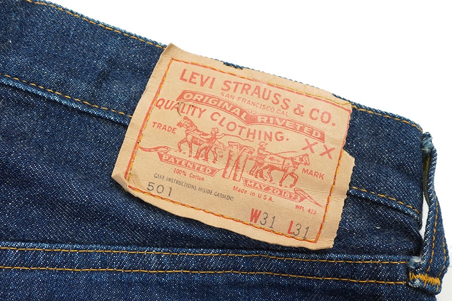 70's Levi's 501 66前期 デニムパンツ 濃紺 実寸(31x28位