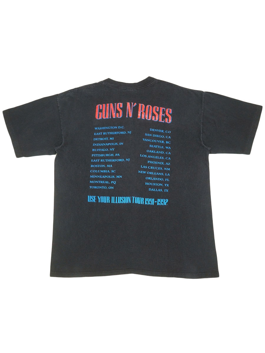 90'S BROCKUM GUNS N' ROSES ''USE YOUR ILLUSION TOUR 1991-1992'' T