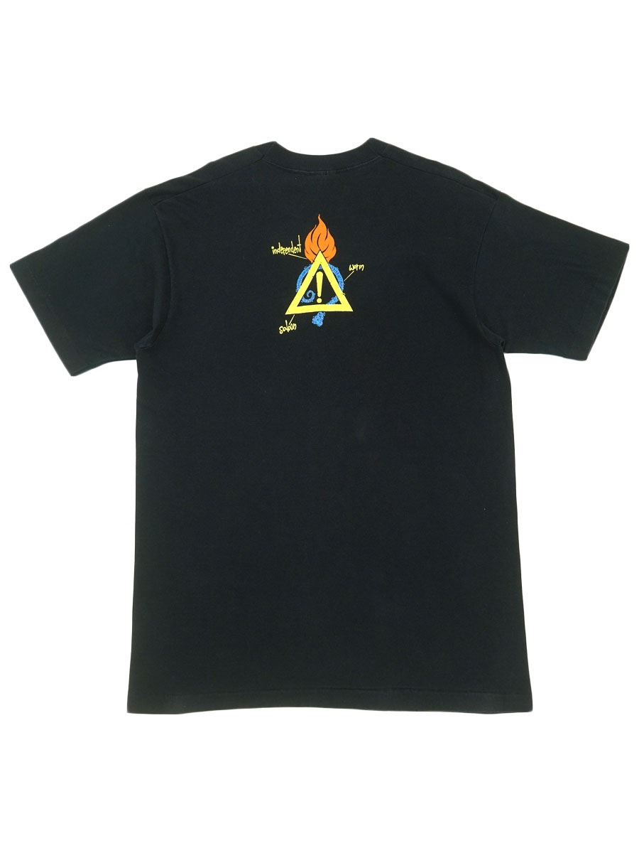 90'S FRUIT OF THE LOOM BUTHOLE SUYFERS ''INDEPENDENT WORM SALOON'' T SHIRT BLACK (SIZE.LARGE) MADE IN USA