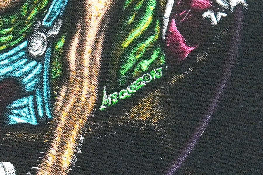 90'S FRUIT OF THE LOOM BUTHOLE SUYFERS ''INDEPENDENT WORM SALOON'' T SHIRT BLACK (SIZE.LARGE) MADE IN USA