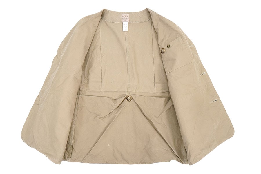 USA製 FILSON ハーフムーン キャンバス ハンティングベスト タン 表記