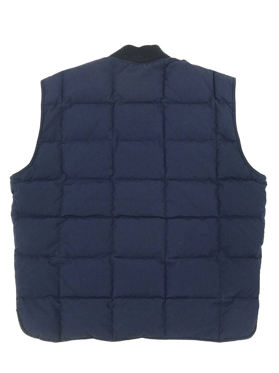 80's 黒タグ エディーバウアー リバーシブル ダウンベスト ネイビー