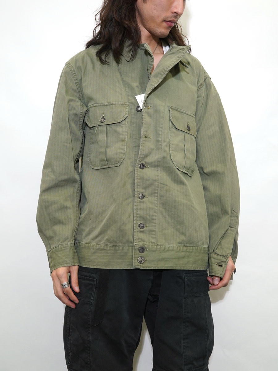 40's U.S.ARMY M-42 HBTジャケット 13スターボタン 実寸(40位