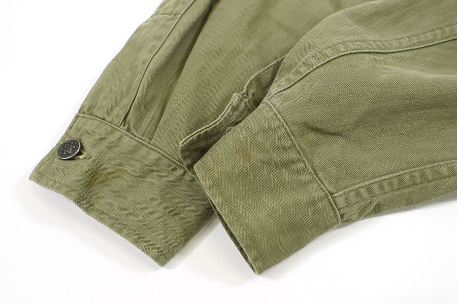 40's U.S.ARMY M-42 HBTジャケット 13スターボタン 実寸(40位