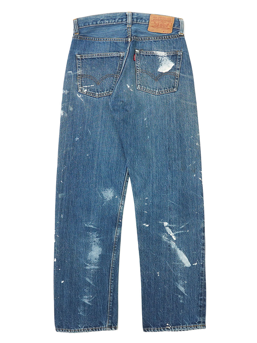 60's Levi's 501 BIG-E デニムパンツ ペンキ飛び 良雰囲気 表記(W28