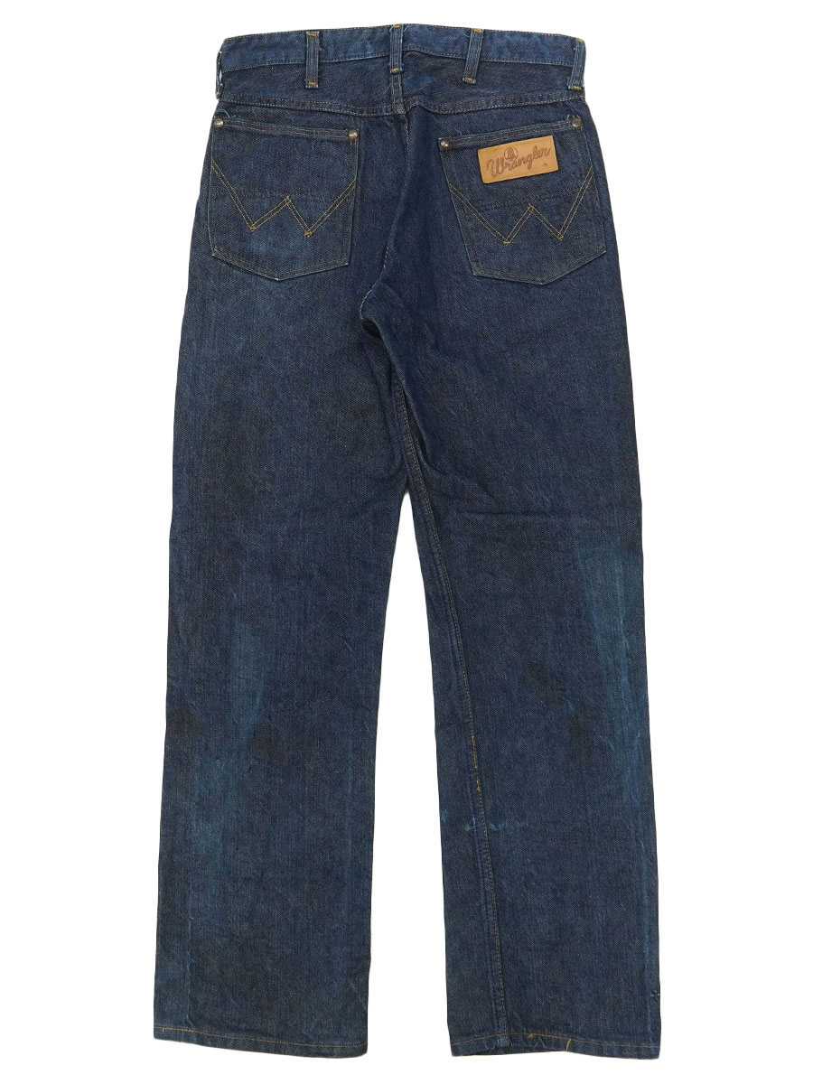 60's Wrangler プリントタグ 11MWZ 濃青 表記(32x32) | すべての商品