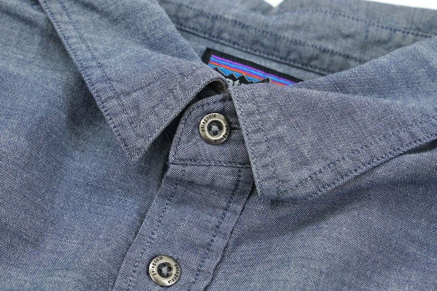 '12 パタゴニア ロングスリーブ シャンブレーシャツ クラシックネイビー 表記(XXL)
