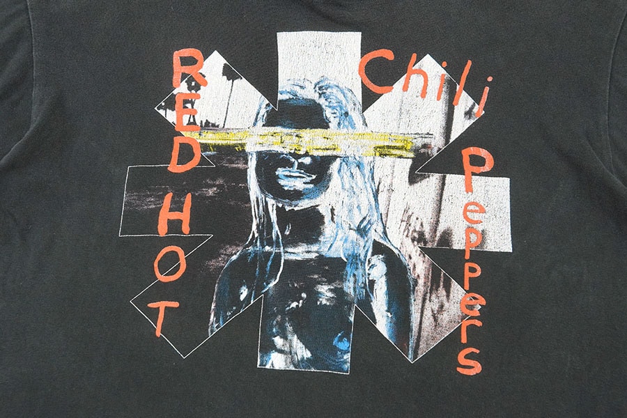 RED HOT CHILI PEPPERS バンドT M 両面プリント 古着 00's FRUIT OF THE LOOM ''RED HOT CHILI PEPPERS'' 両面